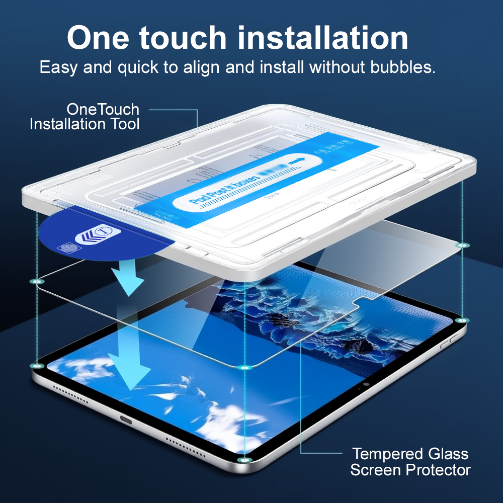 Samsung Tablet S10 Accessories - Kaca Tempered Bebas Debu Satu Sentuhan