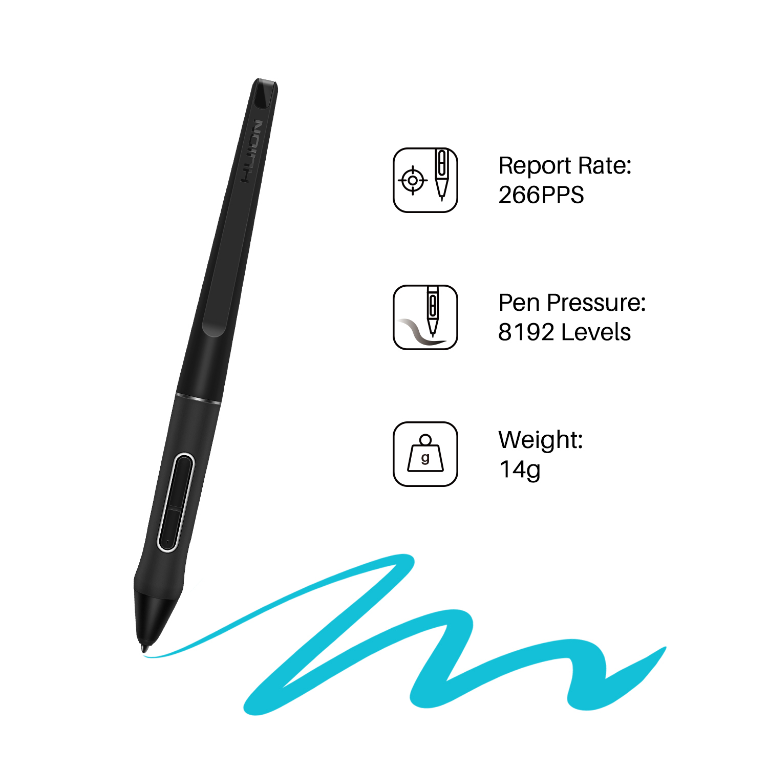 Huion Tablet Accessories - HUION PW517 Pena Tablet Grafis Pena