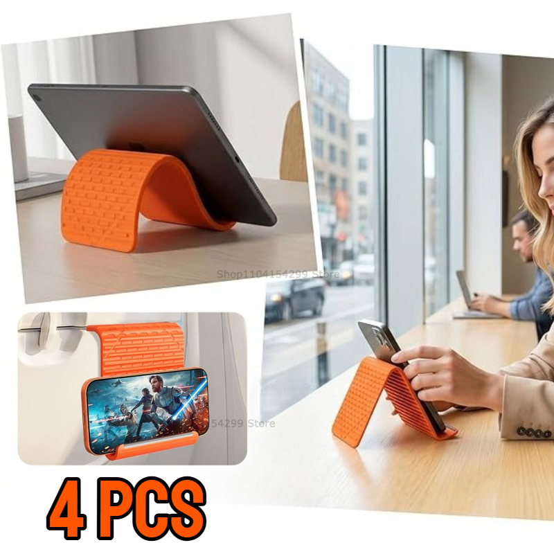Tablet Stand Adjustable - Penyangga Ponsel Silikon Lipat Fleksibel Portabel,