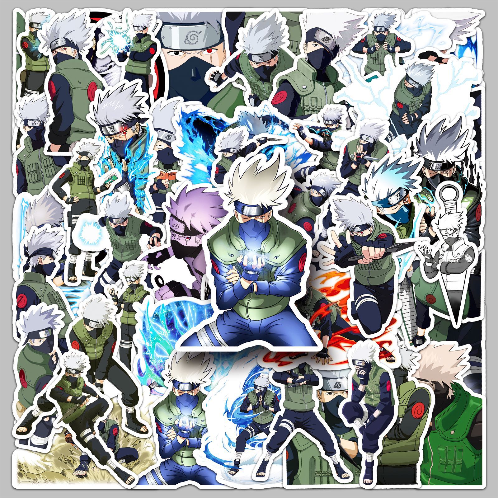 Tablet Accessories - 50 buah Anime Naruto Hatake Kakashi