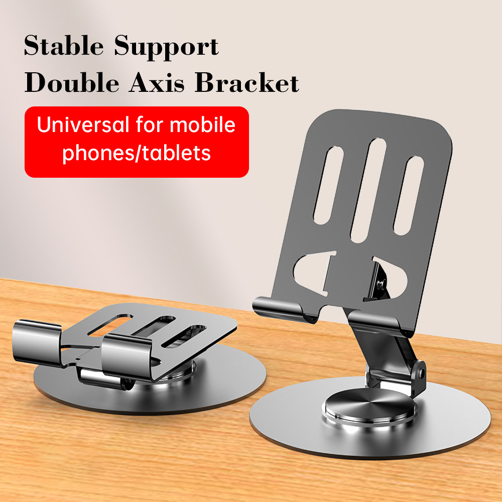Tablet Stand Adjustable - 360 ° Penyangga Ponsel Tablet Berputar,