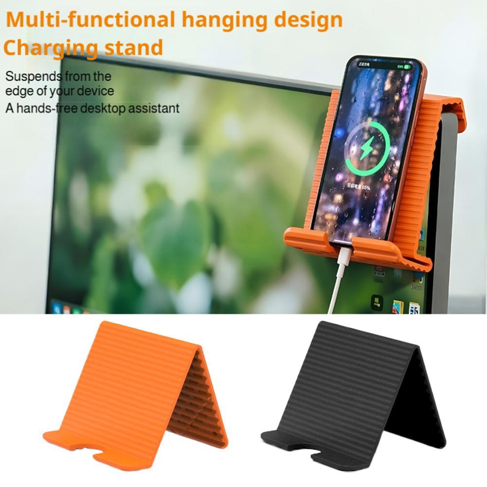 Tablet Stand Adjustable - Penyangga Ponsel Silikon Portabel, Dudukan Malas