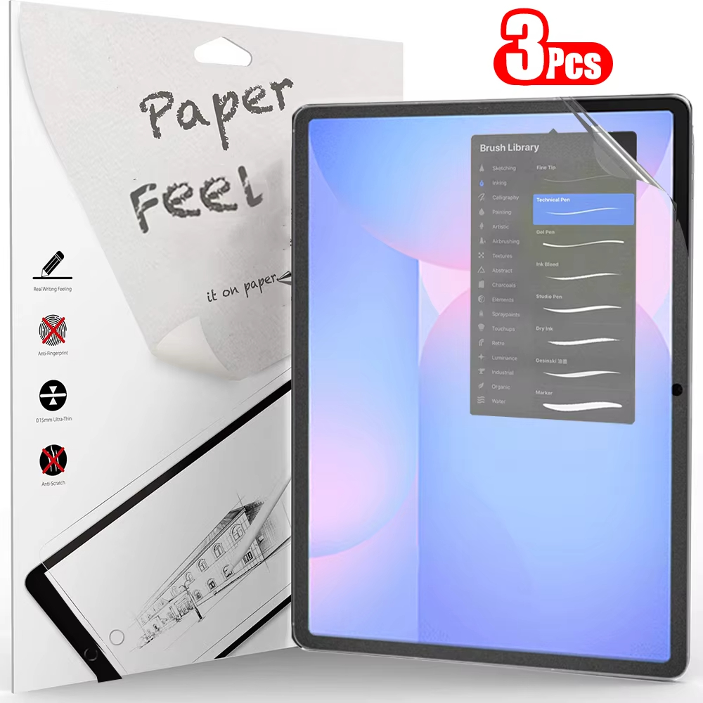 Paper Feel Screen Film - 3 Buah Pelindung Layar Berbahan Kertas