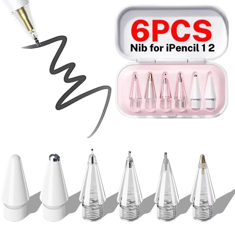 Stylus Replacement Tip - 6 Buah Ujung Pensil Pengganti Untuk