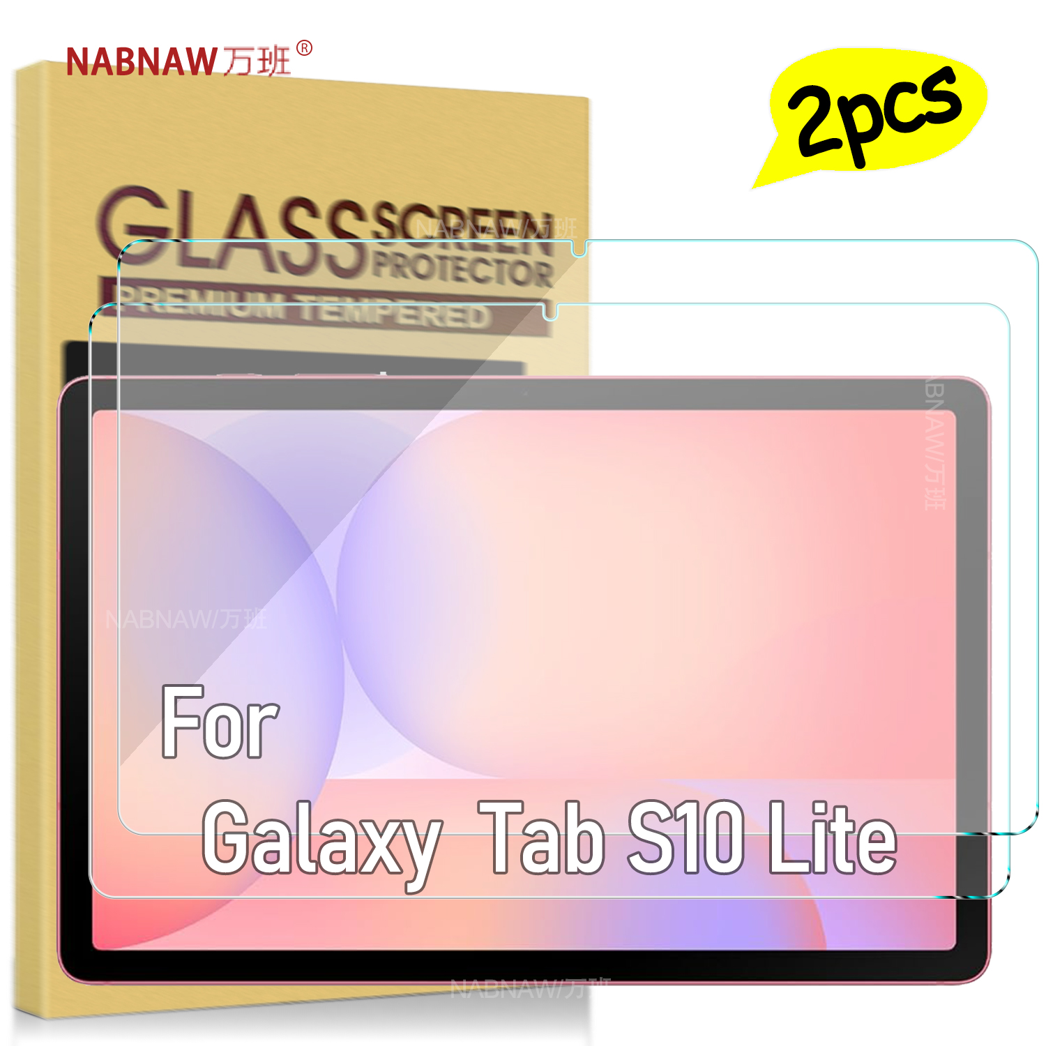 Samsung Tablet S10 Accessories - Pelindung Layar Kaca Tempered Full HD