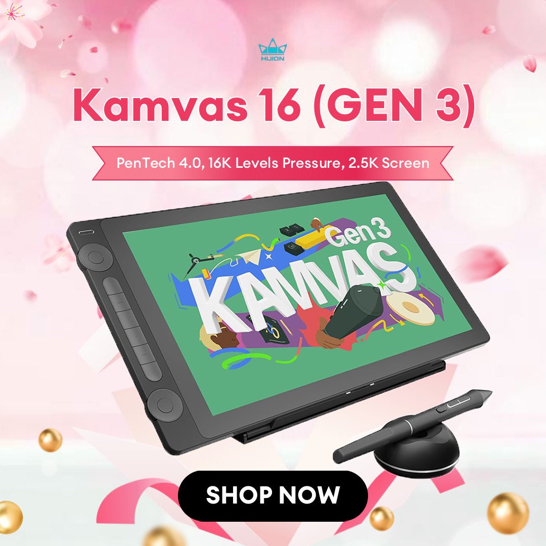 Huion Tablet Accessories - Huion Tablet Kamvas 16 (Gen 3),