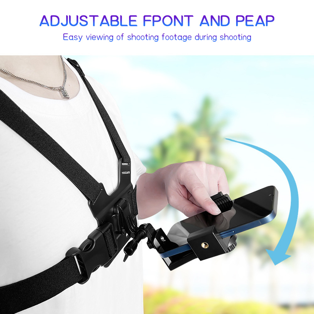 Tablet Stand Adjustable - Penyangga Ponsel Dada Elastis yang Dapat
