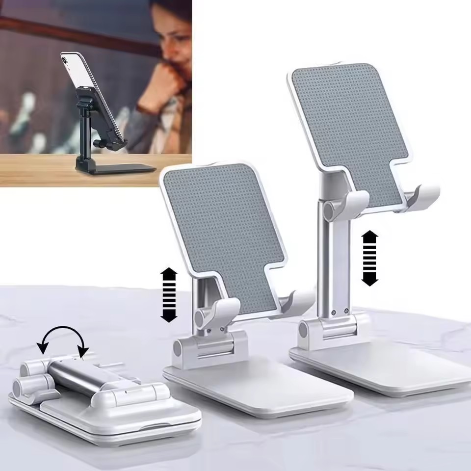 Tablet Stand Adjustable - Penyangga Tablet Desktop Berkualitas Tinggi, Lipat,