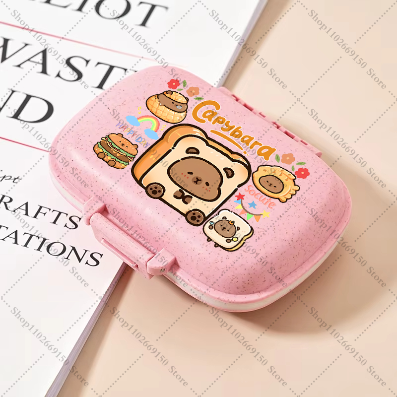 Kids Tablet With Accessories - Kotak Penyimpanan Pil Portabel Anak Capybara,