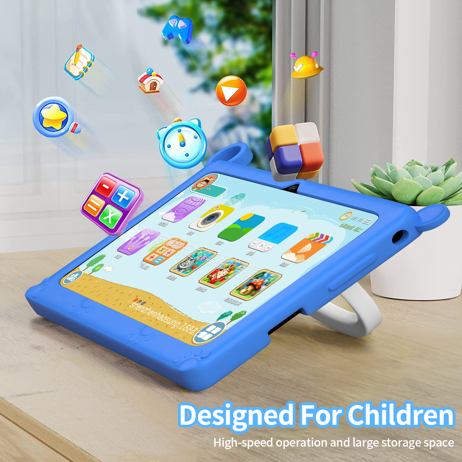Tablet Anak 5G Baru 7 Inci Qua - Kids Tablet With Accessories ulasan dan harga