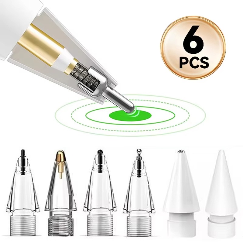 6 Buah Ujung Pensil Pengganti  - Stylus Replacement Tip ulasan dan harga