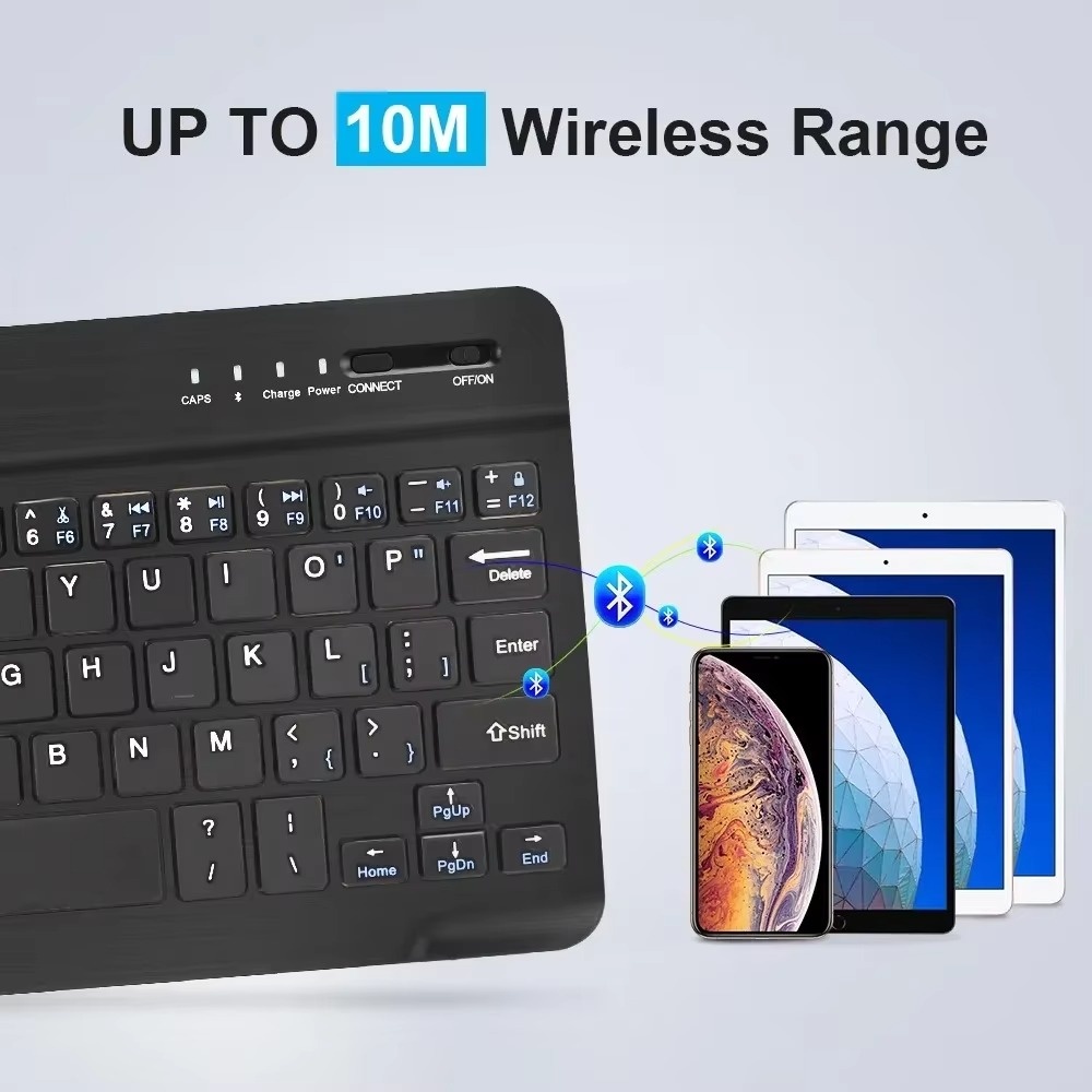 Keyboard Bahasa Inggris Nirkab - Best Tablet Accessories ulasan dan harga