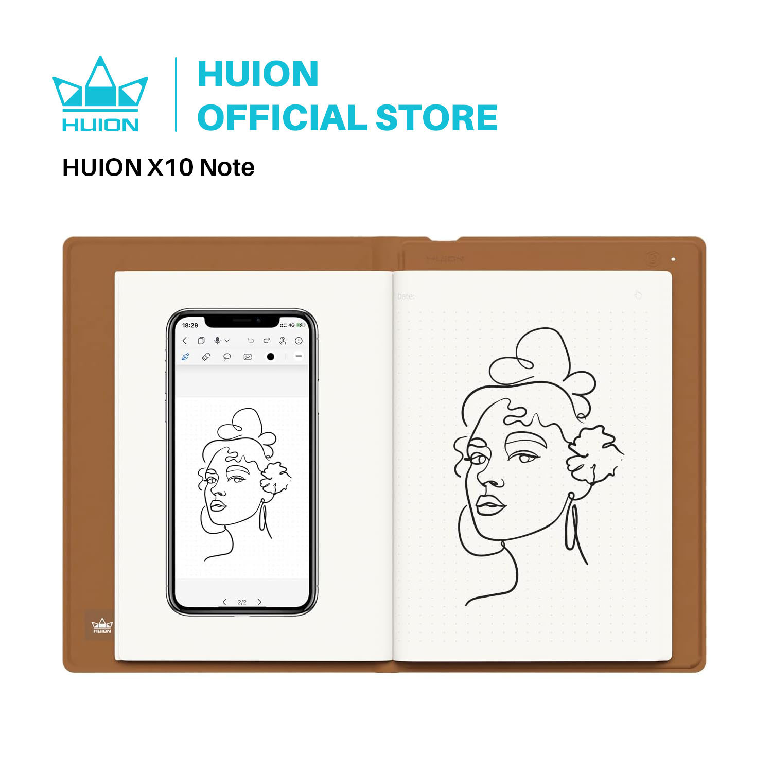 HUION Note 2-in-1 Tablet Gamba - Huion Tablet Accessories ulasan dan harga