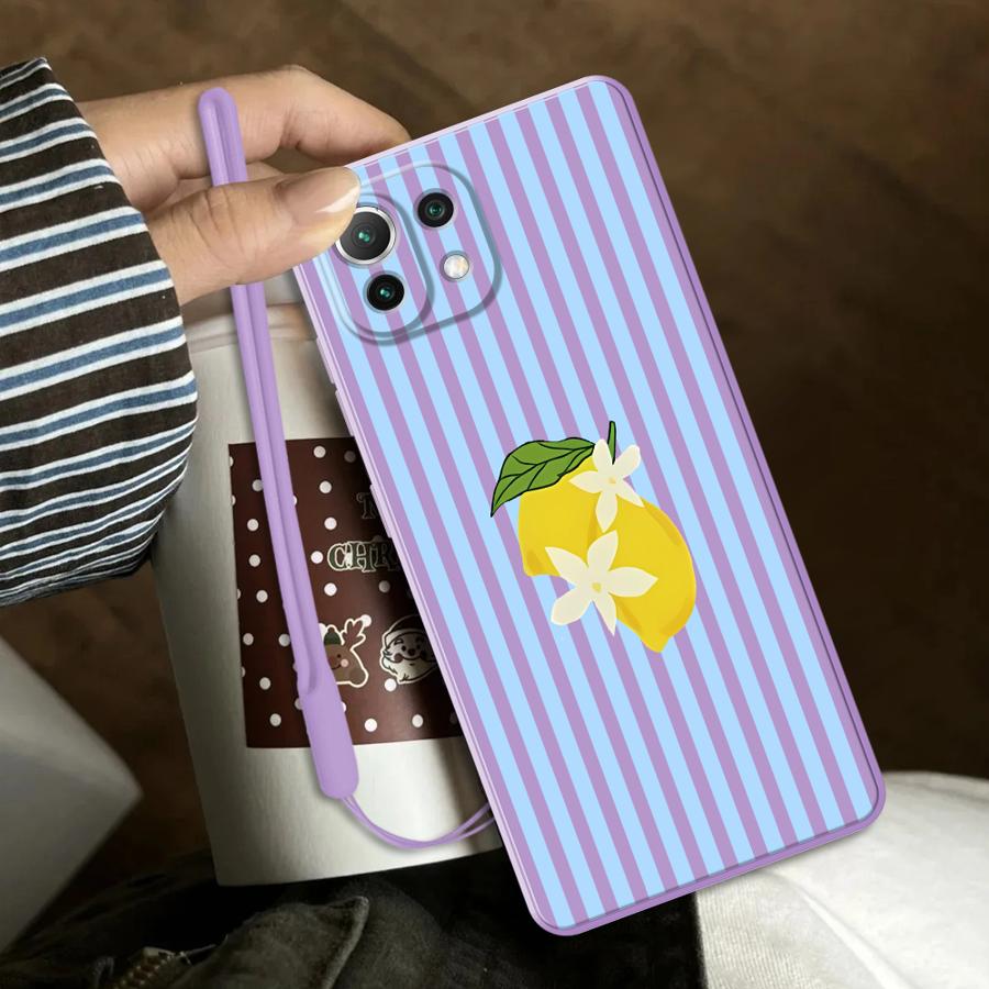 Casing Pola Garis Lemon Keren  - Tablet And Accessories Case ulasan dan harga