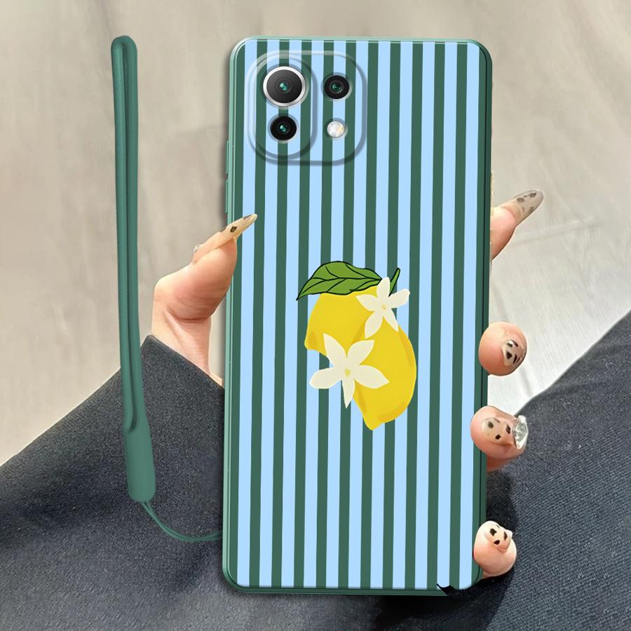 Casing Pola Garis Lemon Keren  - Tablet And Accessories Case ulasan dan harga
