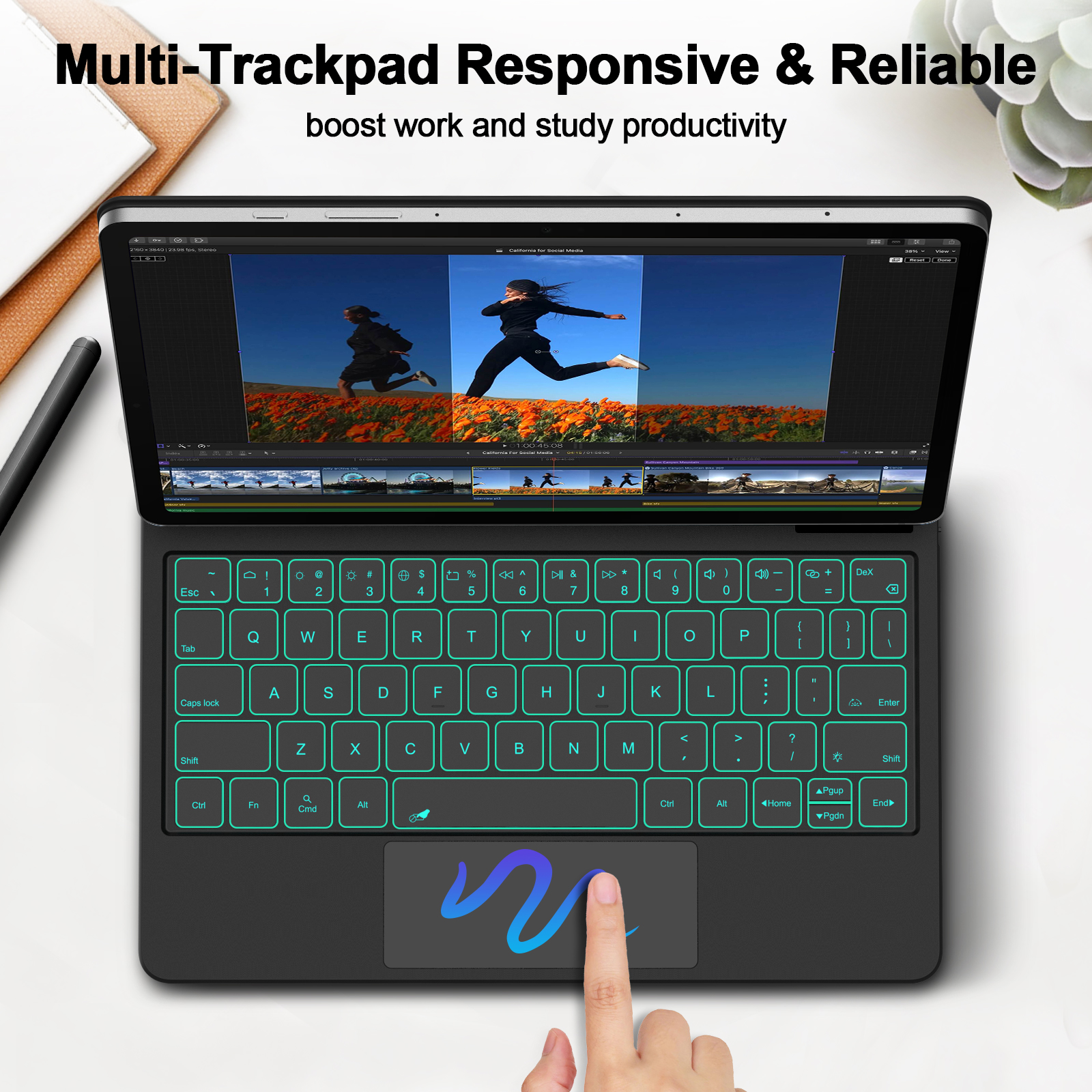 Magic Keyboard Untuk Samsung G - Cheap Tablet Accessories ulasan dan harga