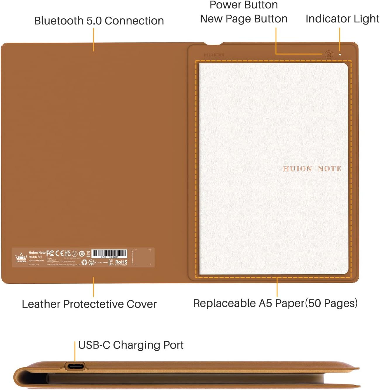 Huion Note 2 Em 1 Buku Catatan - Huion Tablet Accessories ulasan dan harga