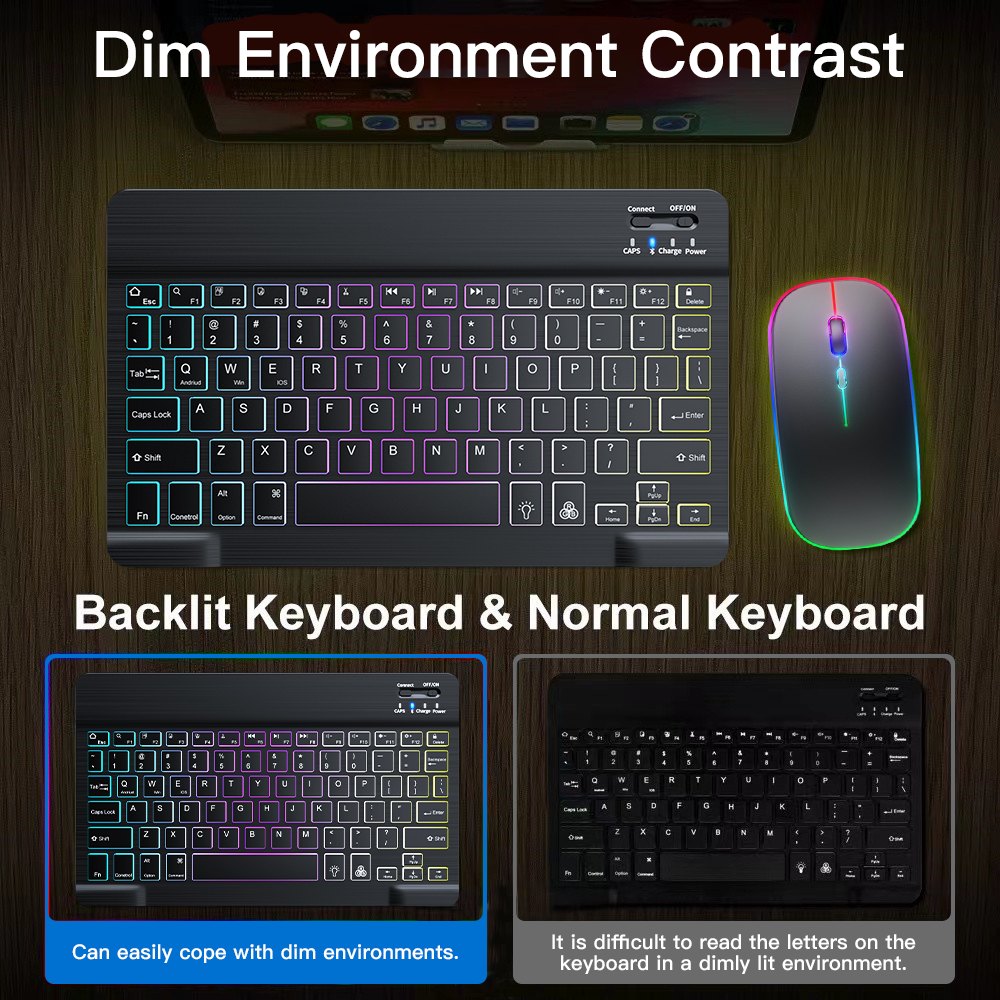 Papan ketik dan Mouse Bluetoot - Best Tablet Accessories ulasan dan harga