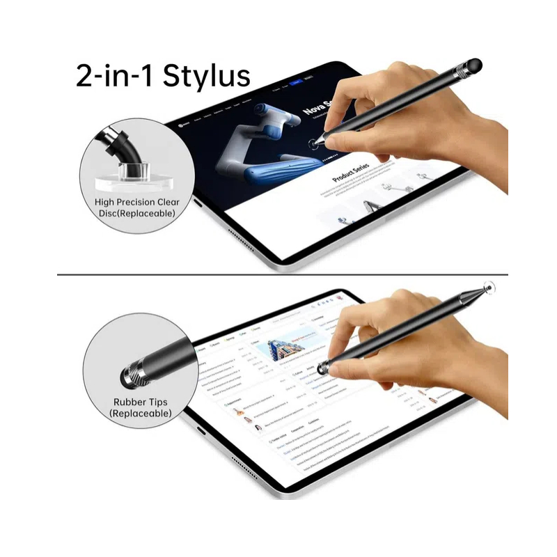 Pena Stylus 2-In-1 Ujung Cakra - Tablet Pencil Accessories ulasan dan harga
