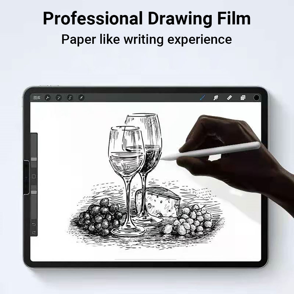 3 Buah Pelindung Layar Terasa  - Paper Feel Screen Film ulasan dan harga