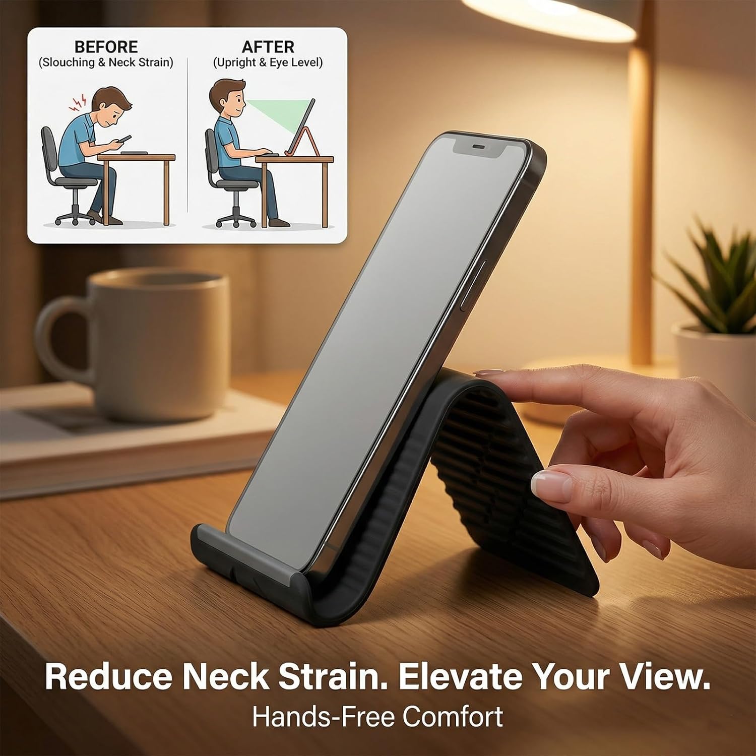 Penyangga Ponsel Silikon Lipat - Tablet Stand Adjustable ulasan dan harga