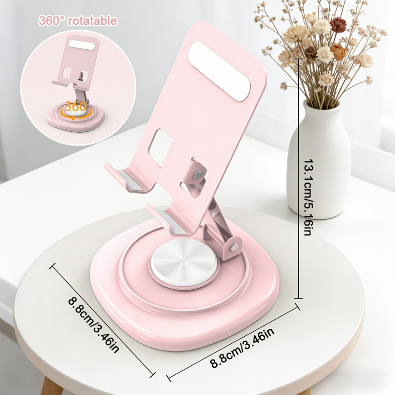 Macaron Desktop Metal Rotating - Tablet Stand Adjustable ulasan dan harga