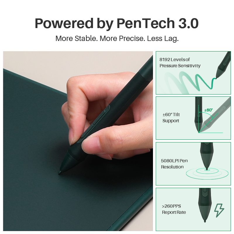 Huion Inspiroy 2 M H951P Table - Huion Tablet Accessories ulasan dan harga