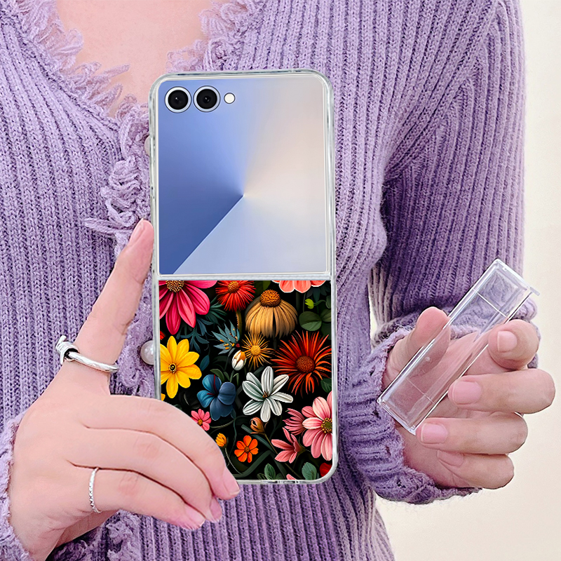 Casing Ponsel Bermotif Bunga W - Tablet And Accessories Case ulasan dan harga