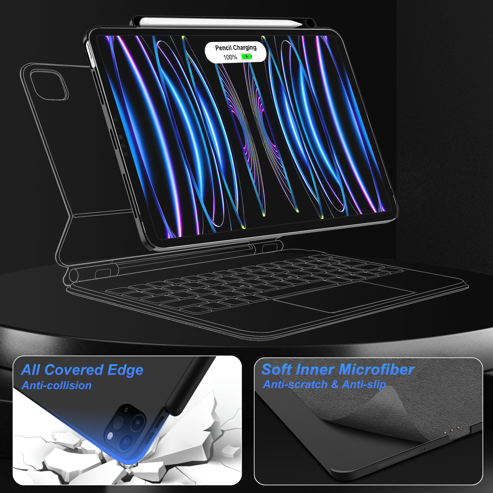 GOOJODOQ Casing Magnetik untuk - Best Tablet Accessories ulasan dan harga
