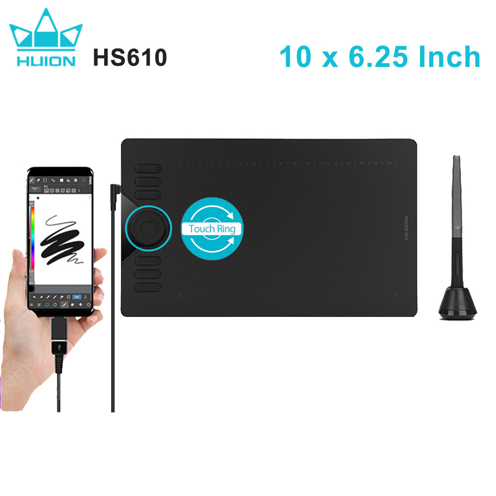 HUION HS610 Tablet Grafis Pena - Huion Tablet Accessories ulasan dan harga