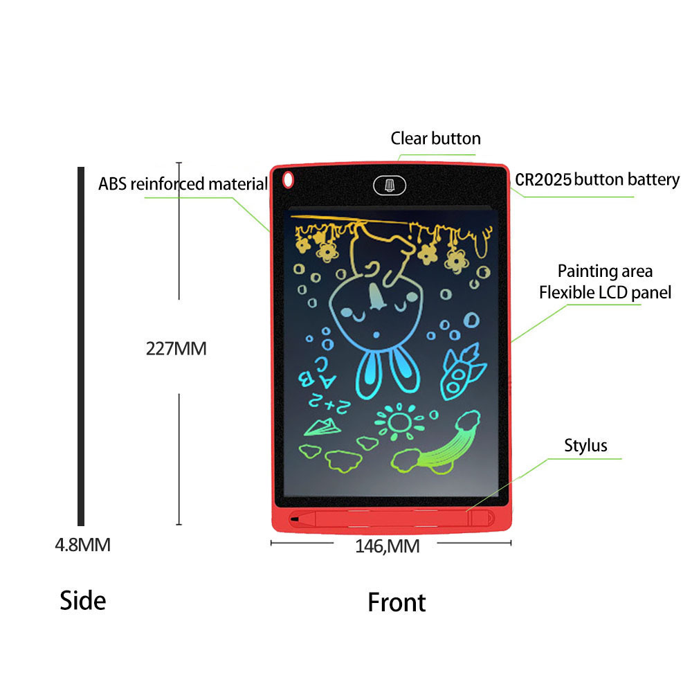 Papan tulis LCD elektronik 8.5 - Kids Tablet With Accessories ulasan dan harga