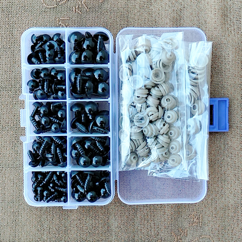 100 Buah 6-12Mm Plastik Hitam  - Kids Tablet With Accessories ulasan dan harga