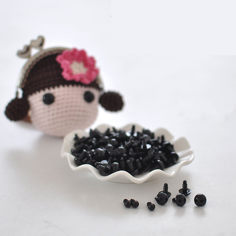 100 Buah 6-12Mm Plastik Hitam  - Kids Tablet With Accessories ulasan dan harga
