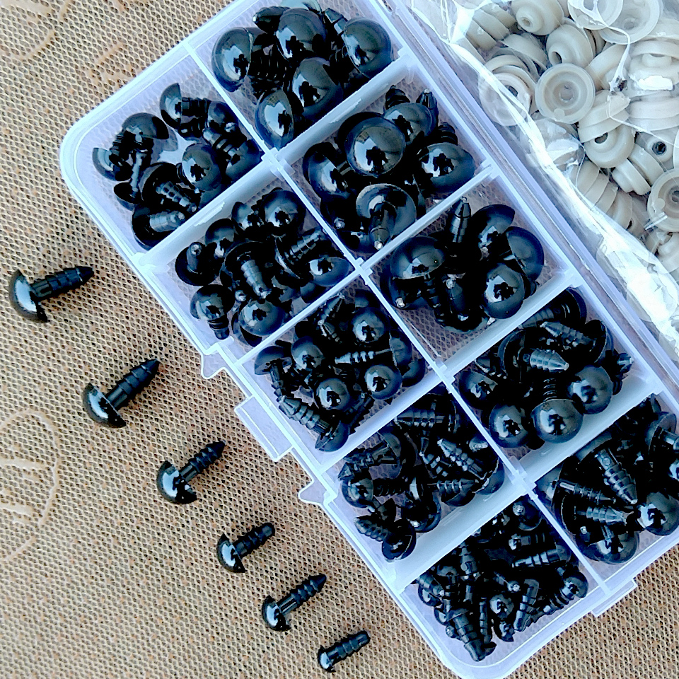100 Buah 6-12Mm Plastik Hitam  - Kids Tablet With Accessories ulasan dan harga